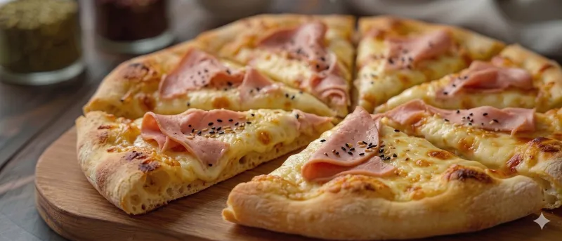 فطائر مرتديلا وقشقوان  Mortadella & Cheddar Pies