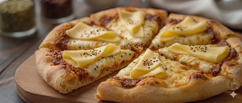 فطائر محمره وقشقوان Red Pepper & Cheddar Pies